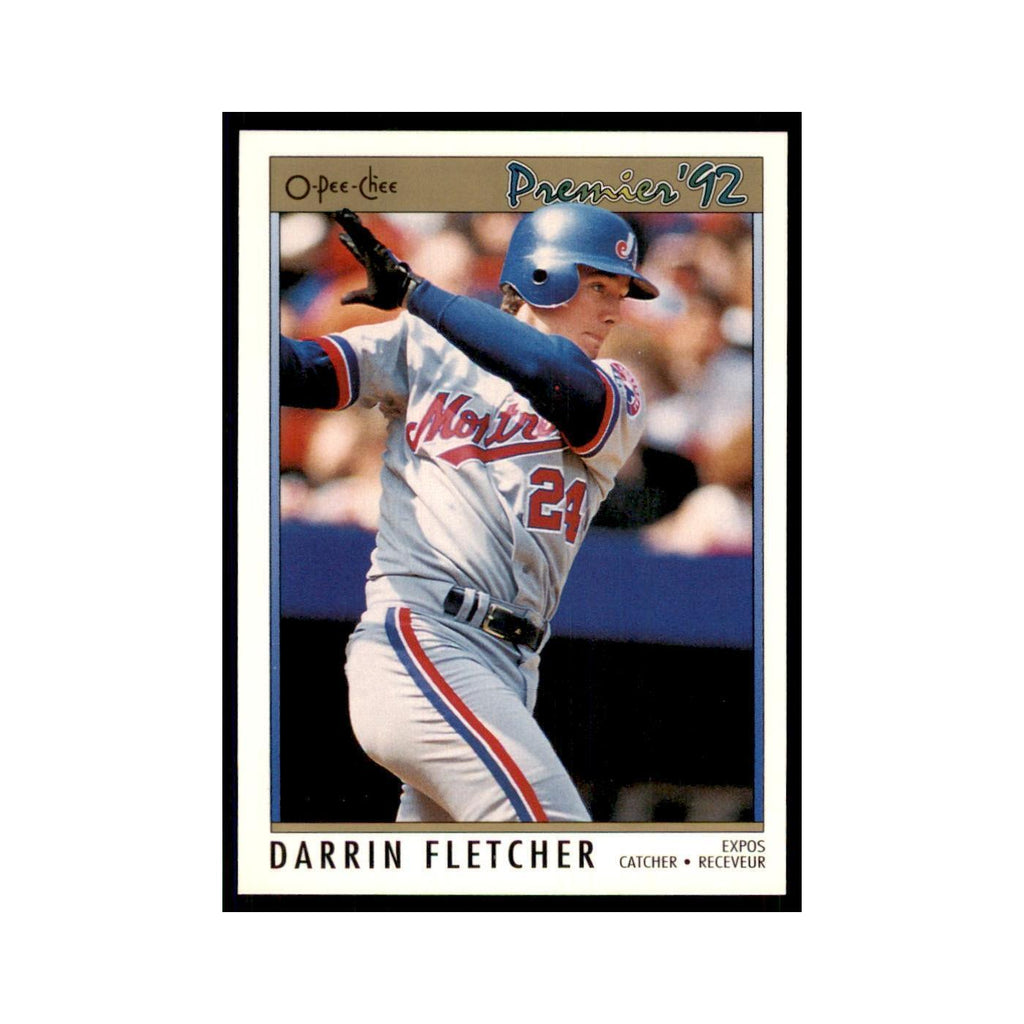 1992 O-Pee-Chee Premier Darrin Fletcher Montreal Expos #41