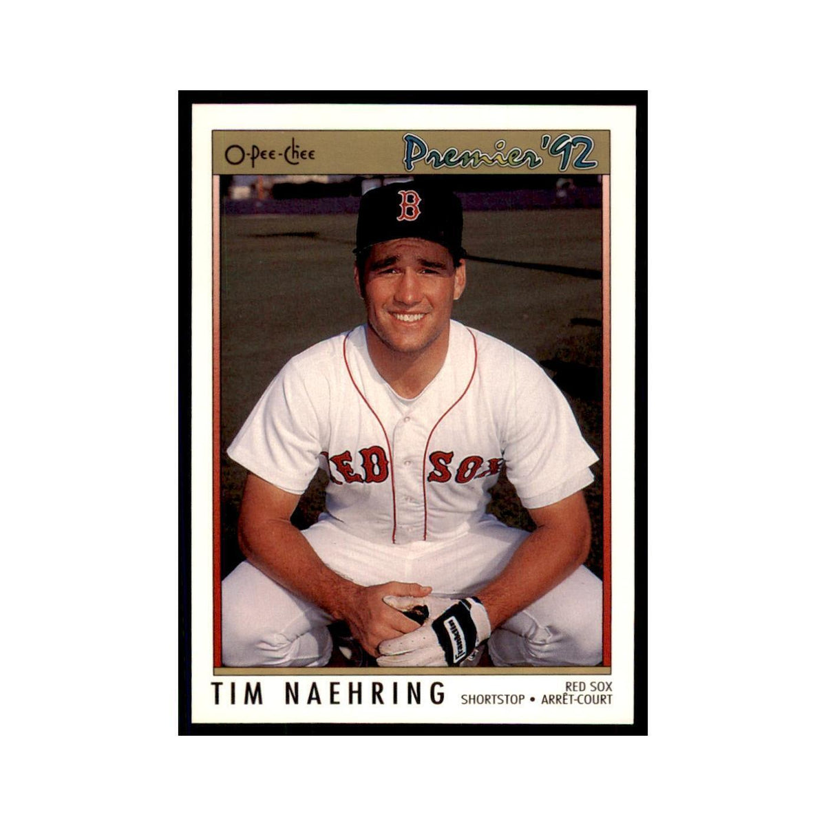 1992 O-Pee-Chee Premier Tim Naehring Red Sox #37