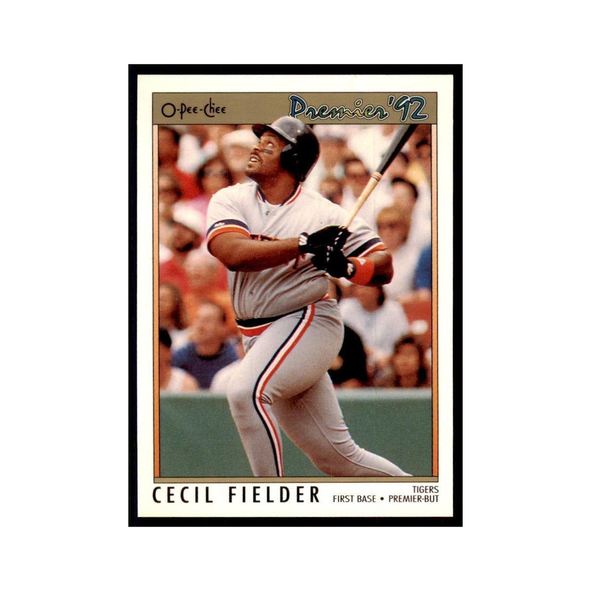 1992 O-Pee-Chee Premier Cecil Fielder Tigers #70
