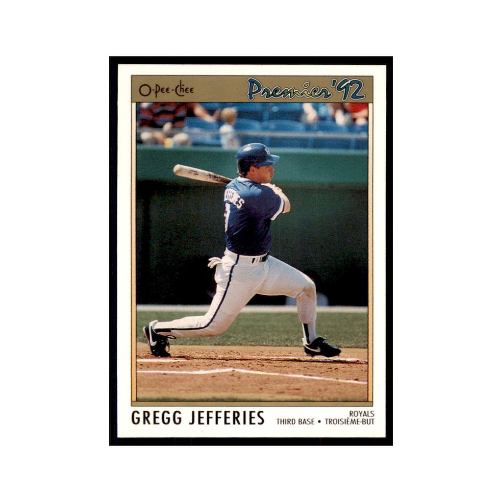 1992 O-Pee-Chee Premier Gregg Jefferies Royals #95
