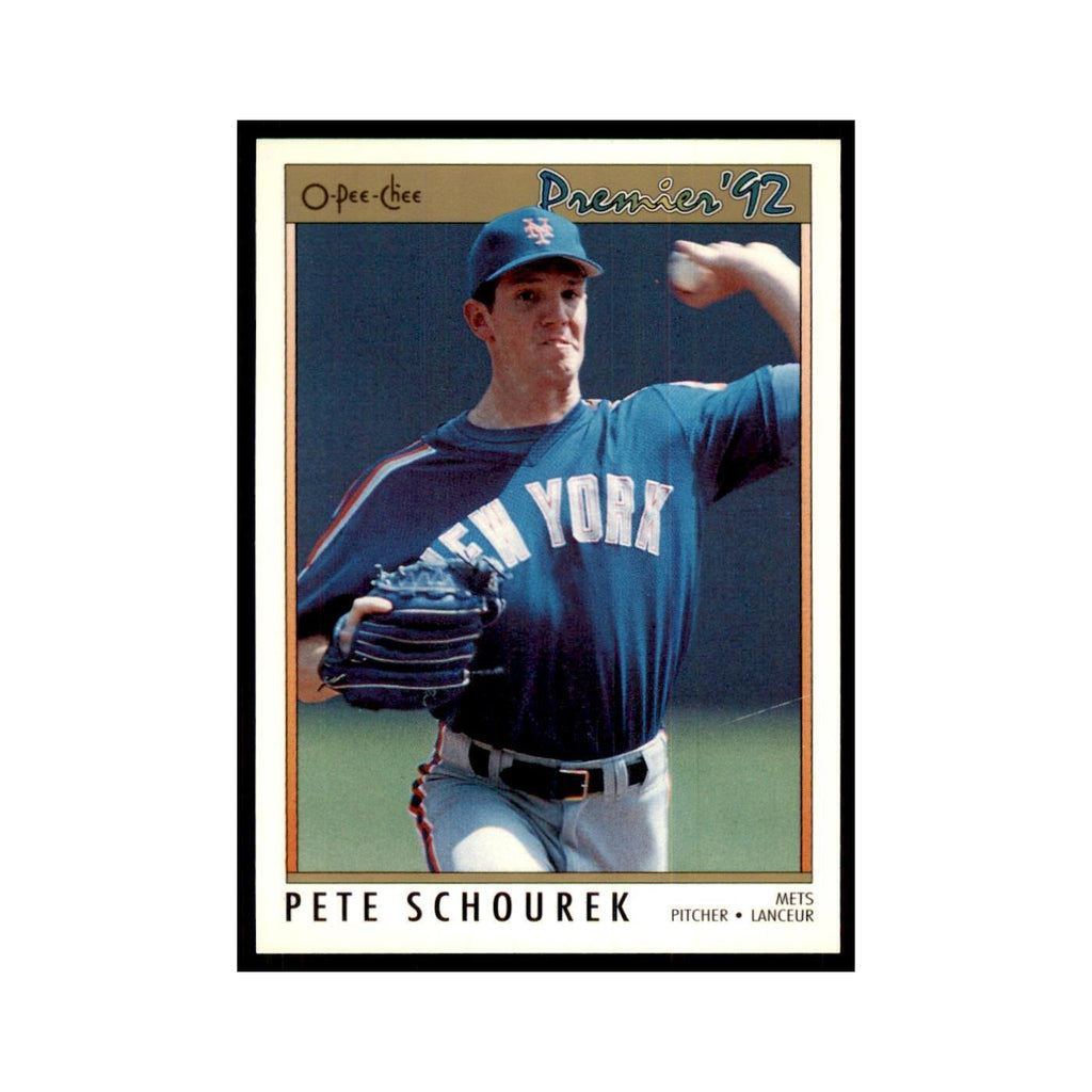 1992 O-Pee-Chee Premier Pete Schourek Mets #58