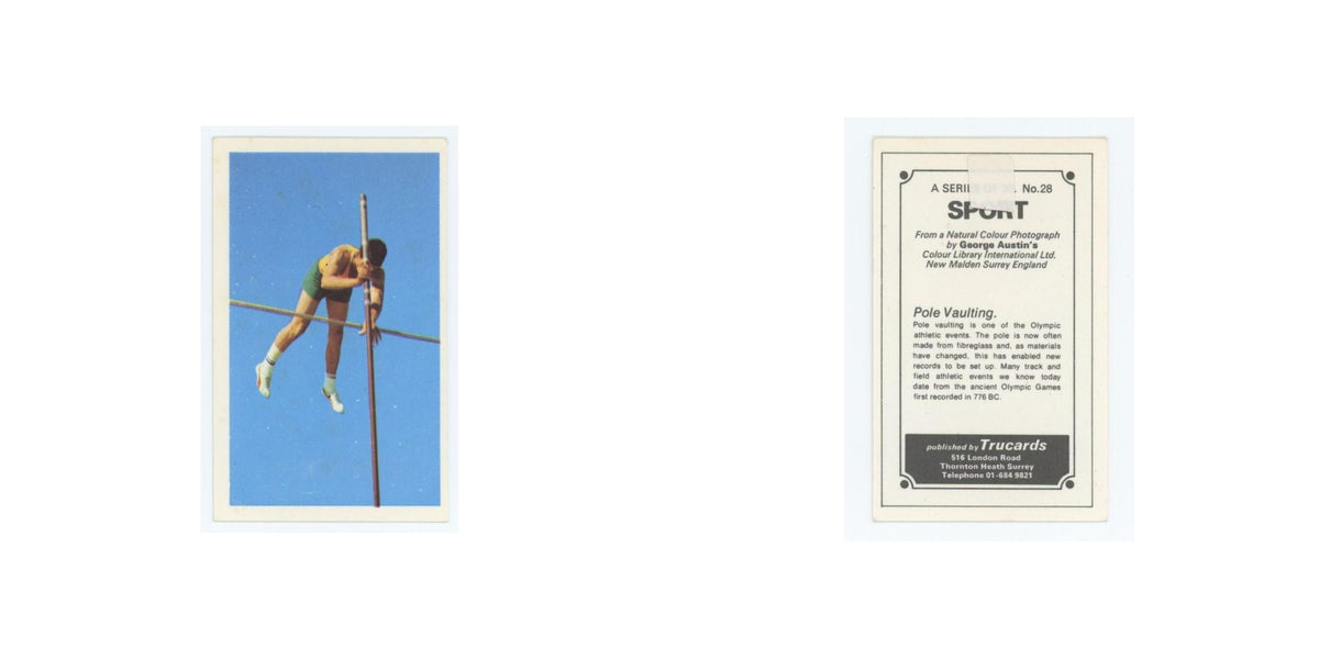 1970 Trucard Sport Pole Vaulting #28