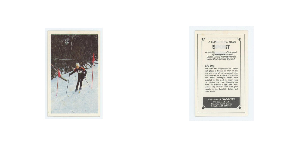 1970 Trucard Sport Ski-ing #26