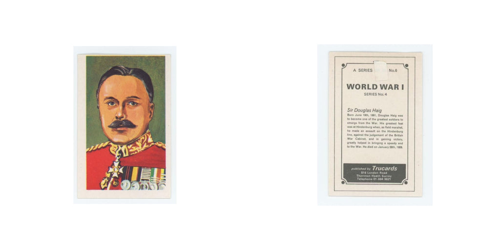 1970 Trucard World War I Sir Douglas Haig #6