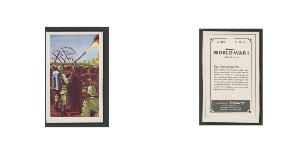 1970 Trucard World War I Der Flammenwefer #25