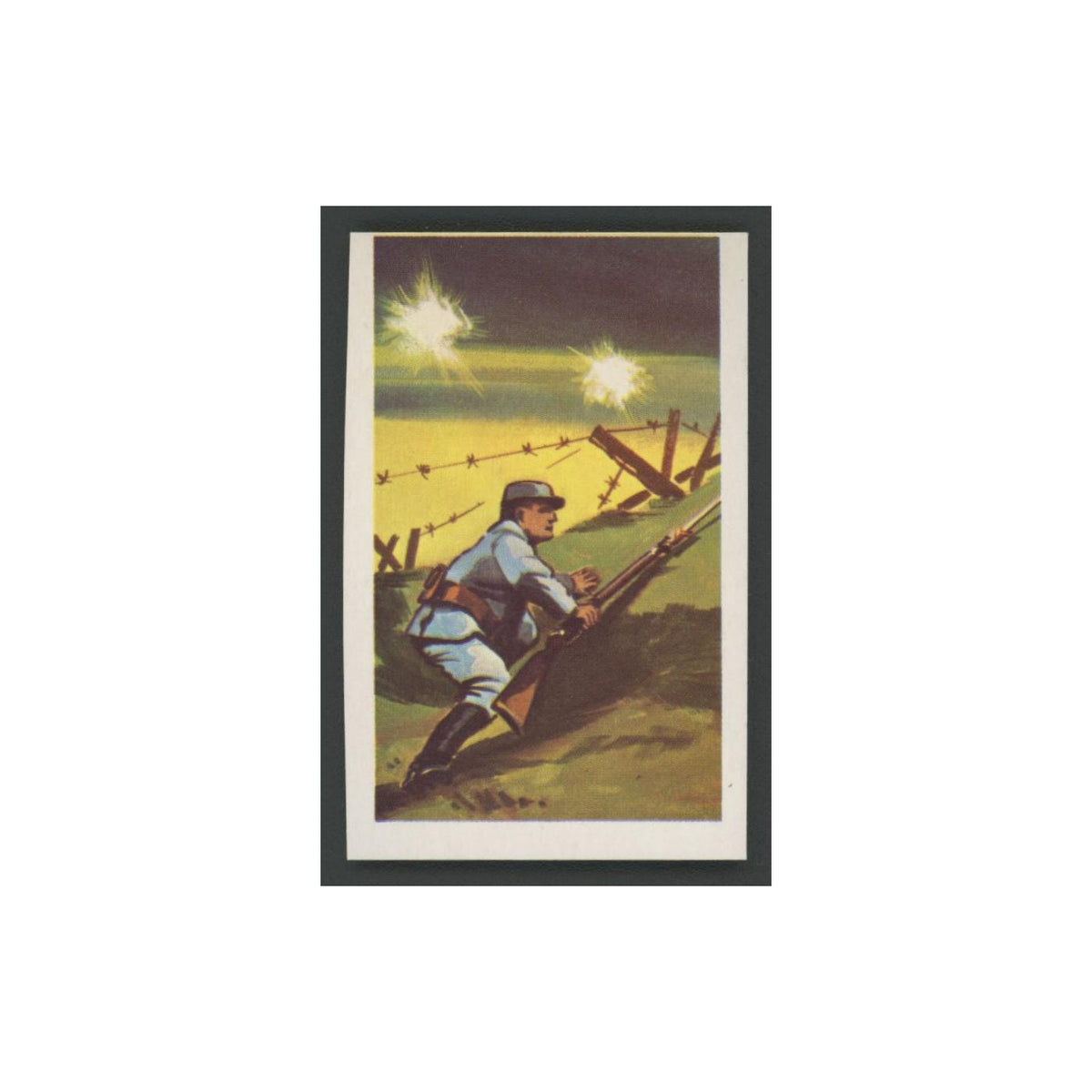 1970 Trucard World War I French Soldier #21