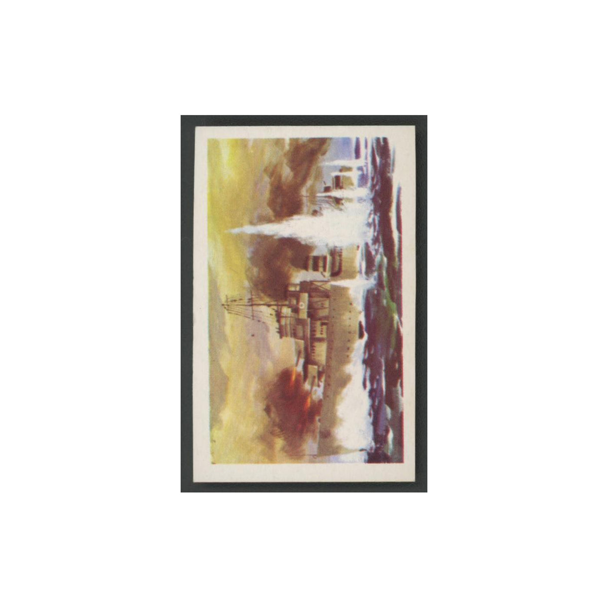 1970 Trucard World War II H.M.S. Verity #1