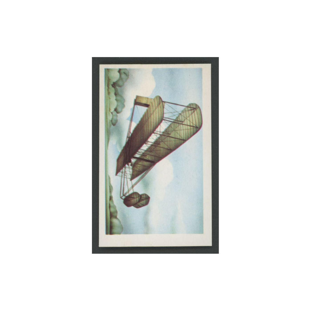 1970 Trucards History of Aircraft Wright Brothers "Flyer 1" #2
