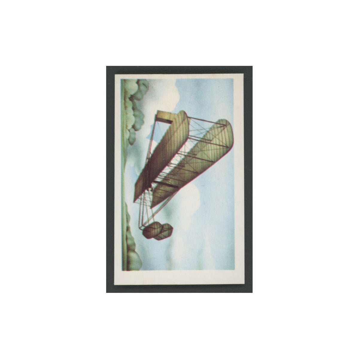 1970 Trucards History of Aircraft Wright Brothers "Flyer 1" #2