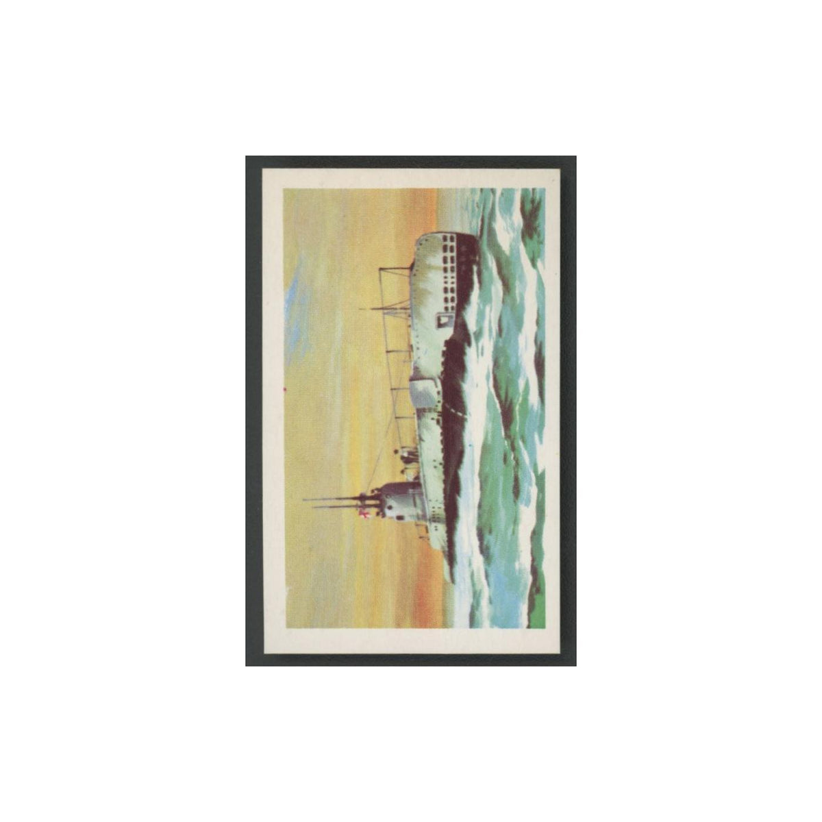 1970 Trucards World War II The Sea-Horse #28