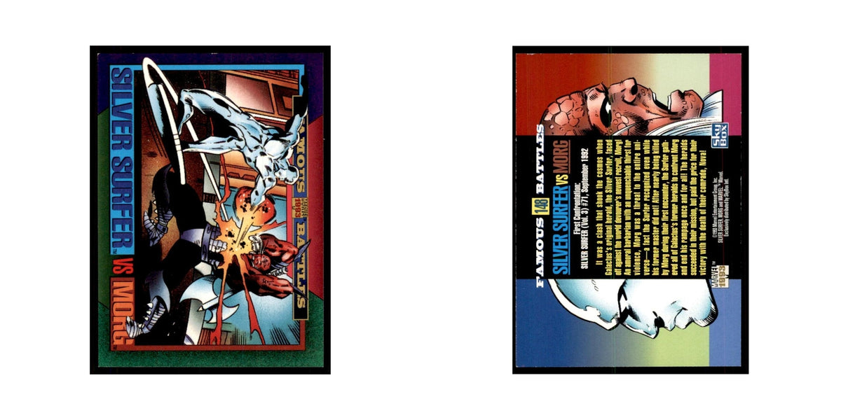 1993 Skybox Marvel Silver Surfer vs Morg #148