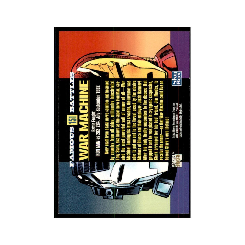 1993 Skybox Marvel War Machine #151