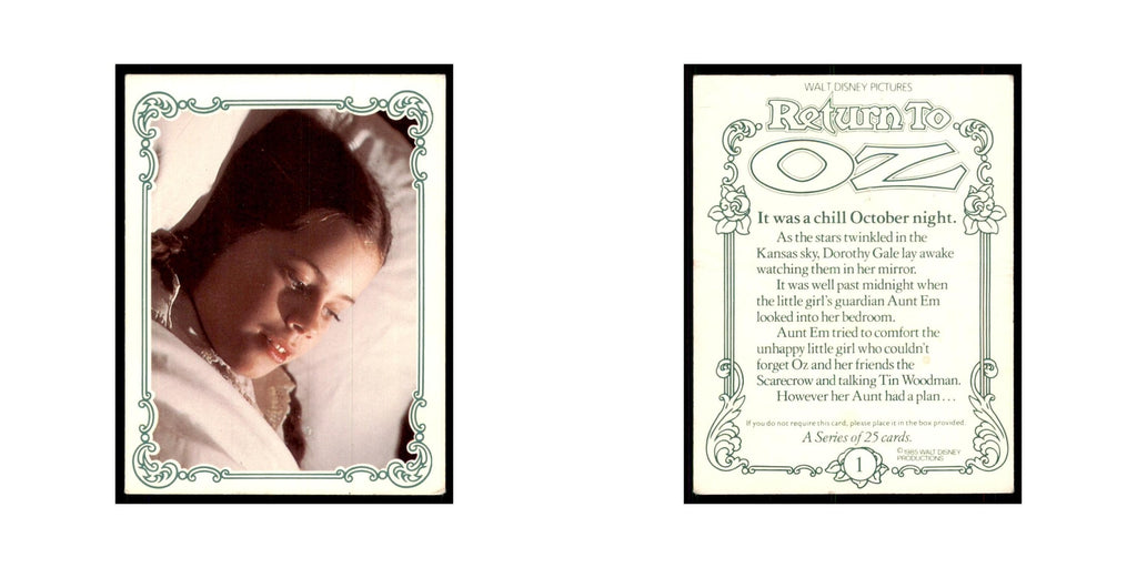 1985 Walt Disney Pictures Return to Oz It was a chill October Night #1