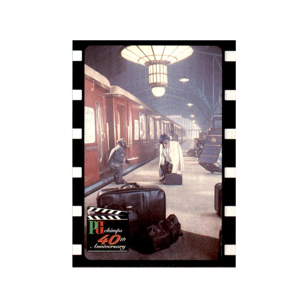 1995 PG Chimps 40th Anniversary Trading Card Railway Station #29