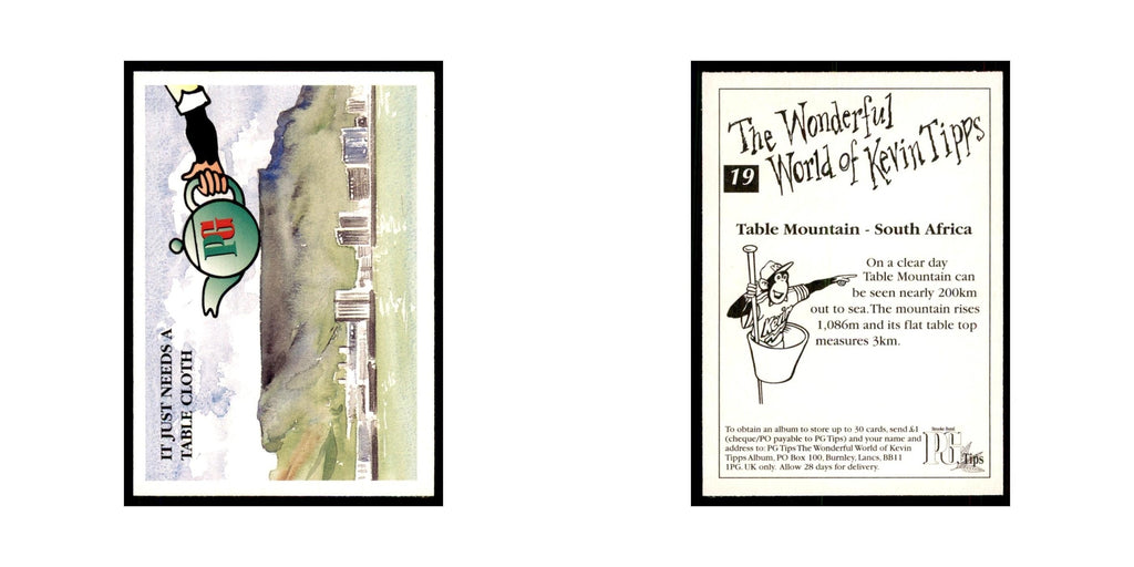 1997 PG Tips Wonderful World of Kevin Tipps Table Mountain #19