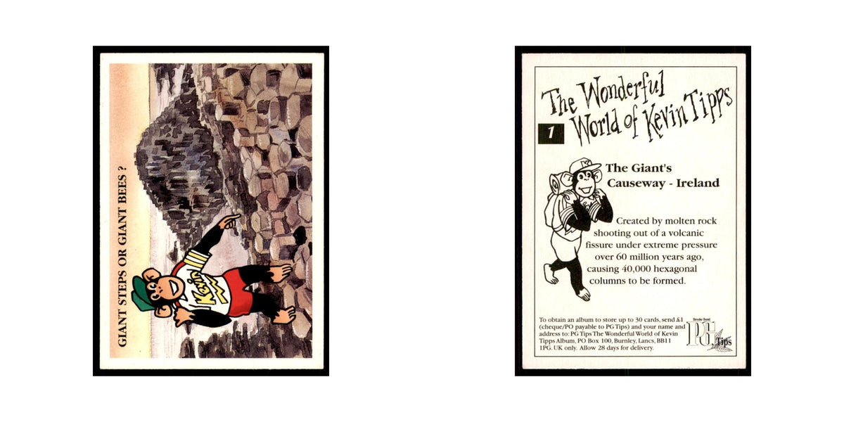 1997 PG Tips Wonderful World of Kevin Tipps The Giant's Causeway #1