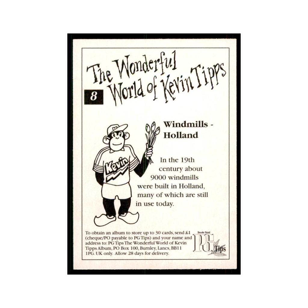 1997 PG Tips Wonderful World of Kevin Tipps Windmills #8