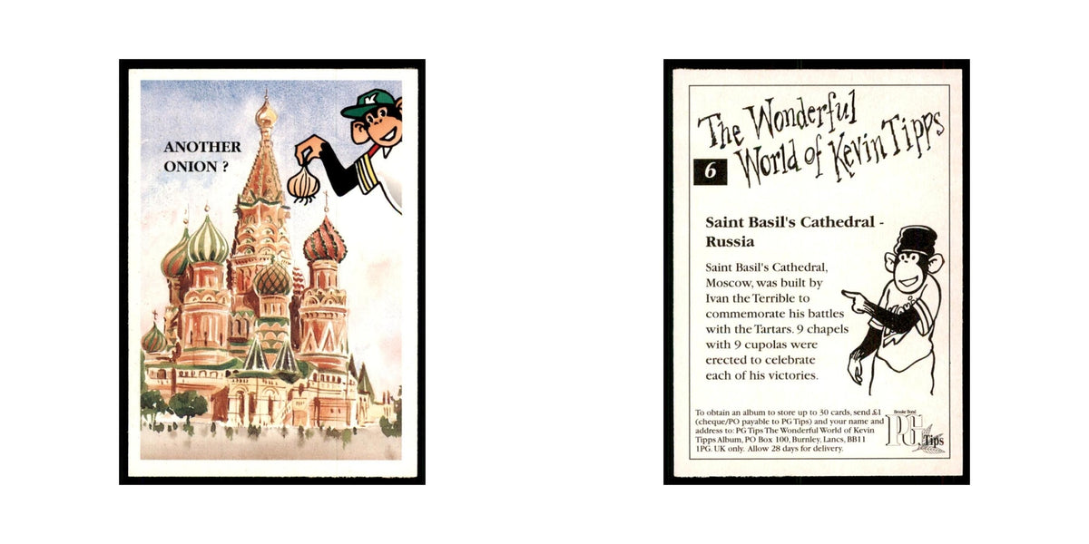 1997 PG Tips Wonderful World of Kevin Tipps Saint Basil's Cathedral #6