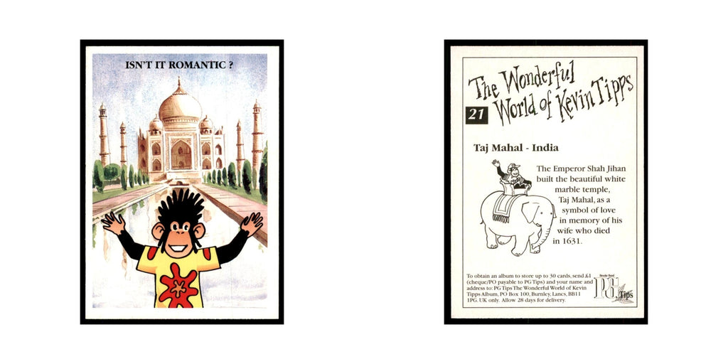 1997 PG Tips Wonderful World of Kevin Tipps Taj Mahal #21