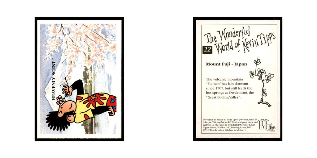 1997 PG Tips Wonderful World of Kevin Tipps Mount Fuji #22