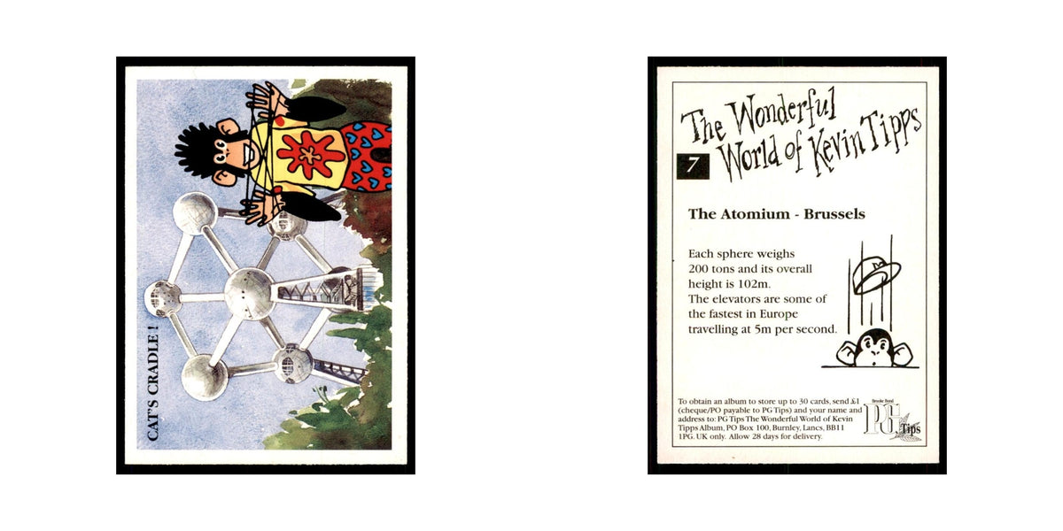 1997 PG Tips Wonderful World of Kevin Tipps The Atomium #7