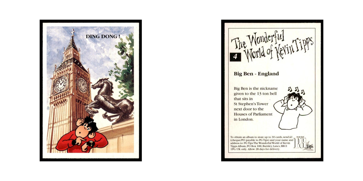 1997 PG Tips Wonderful World of Kevin Tipps Bid Ben #4
