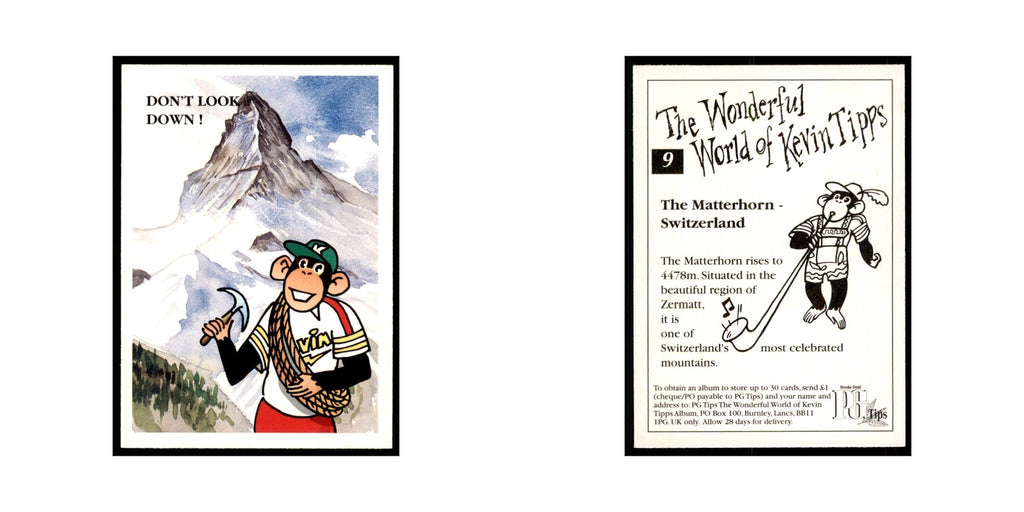 1997 PG Tips Wonderful World of Kevin Tipps The Matterhorn #9