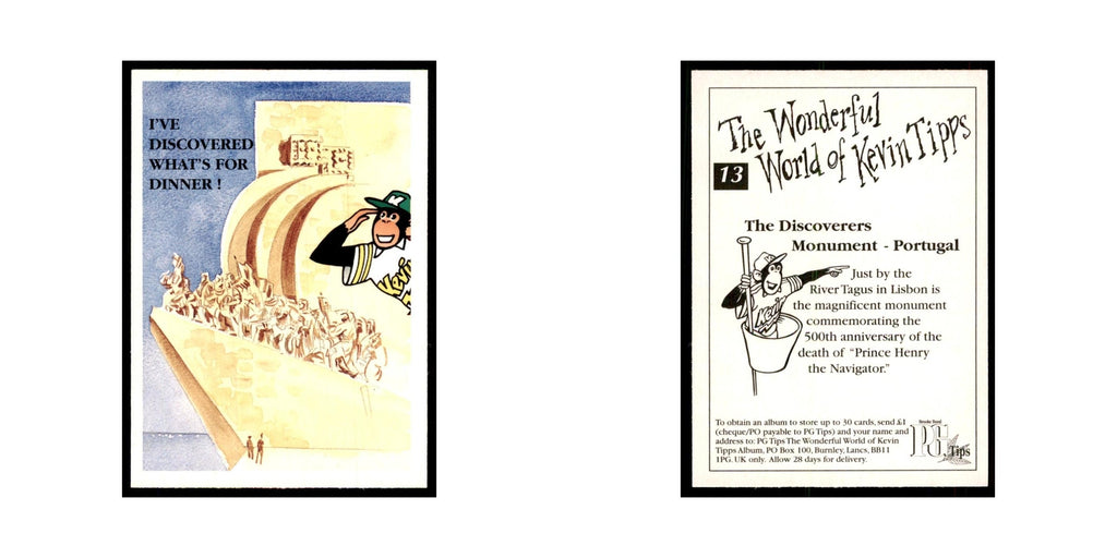 1997 PG Tips Wonderful World of Kevin Tipps The Discoverers Monument #13