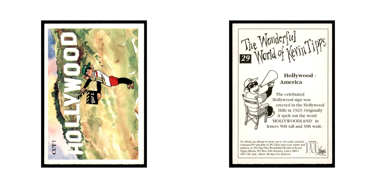 1997 PG Tips Wonderful World of Kevin Tipps Hollywood #29