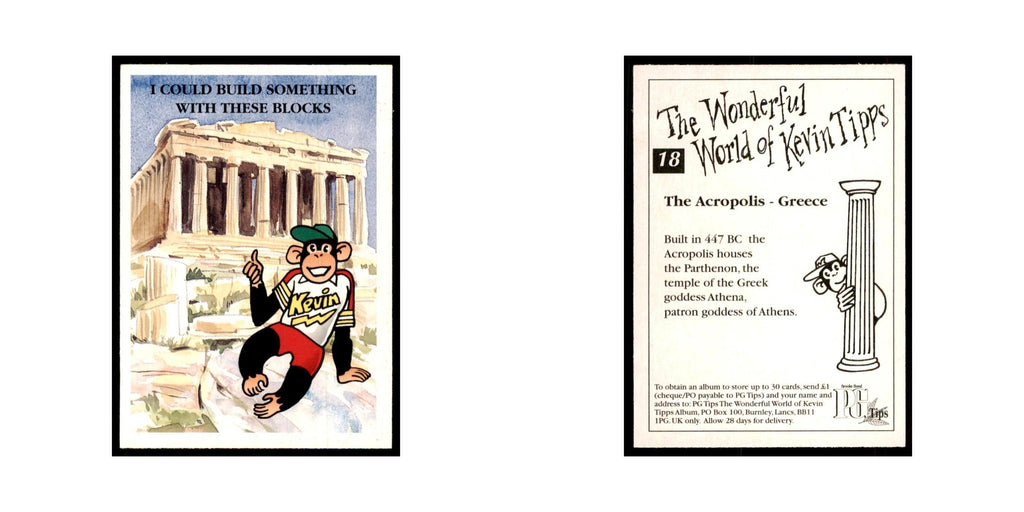 1997 PG Tips Wonderful World of Kevin Tipps The Acropolis #18