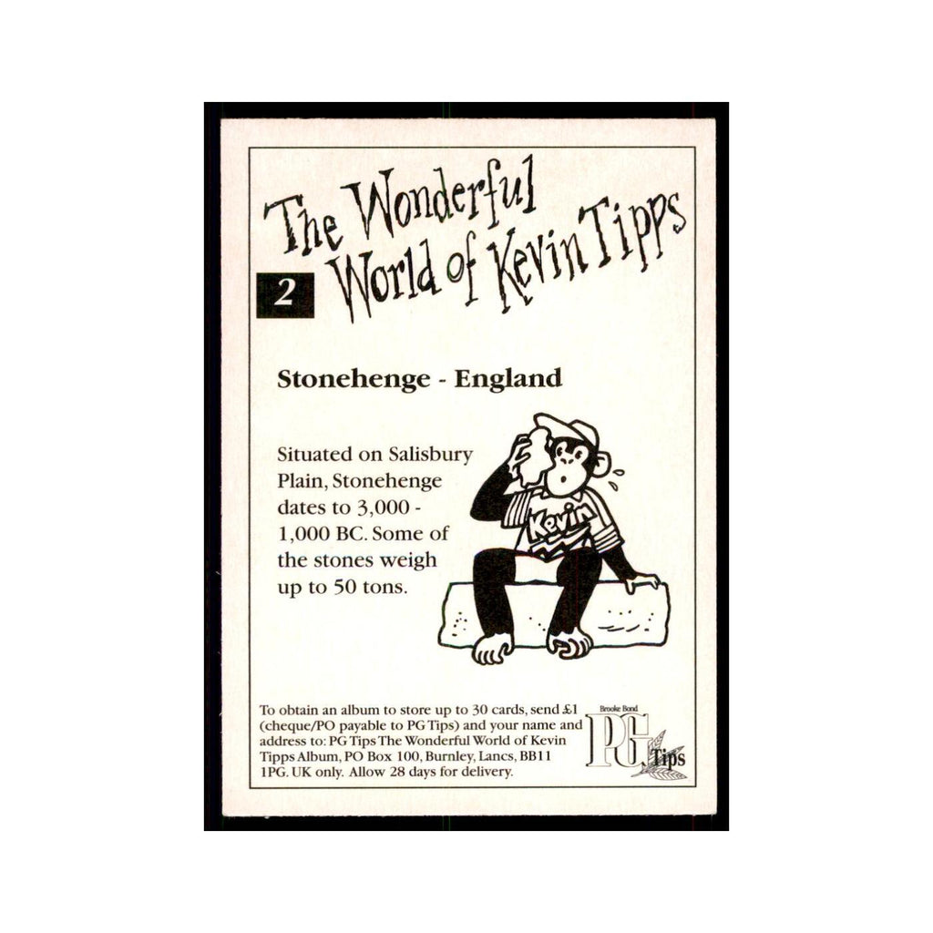 1997 PG Tips Wonderful World of Kevin Tipps Stonehenge #2