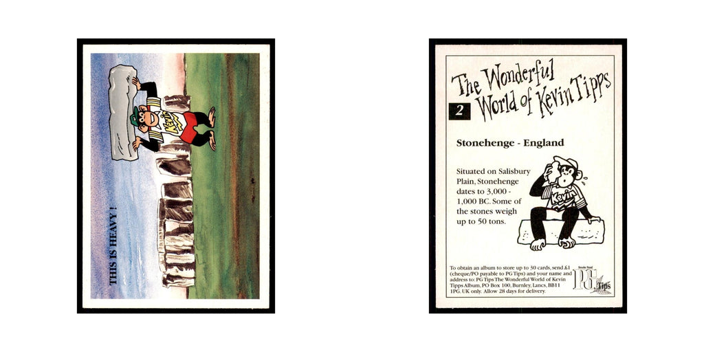 1997 PG Tips Wonderful World of Kevin Tipps Stonehenge #2