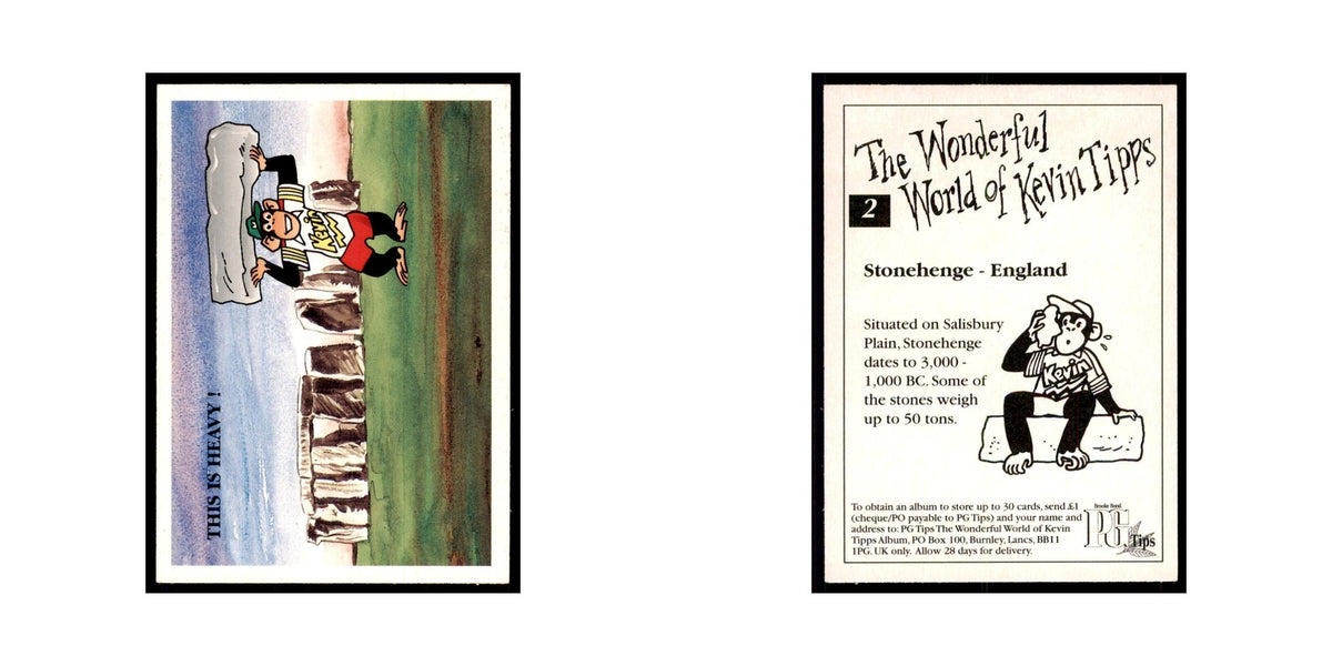 1997 PG Tips Wonderful World of Kevin Tipps Stonehenge #2