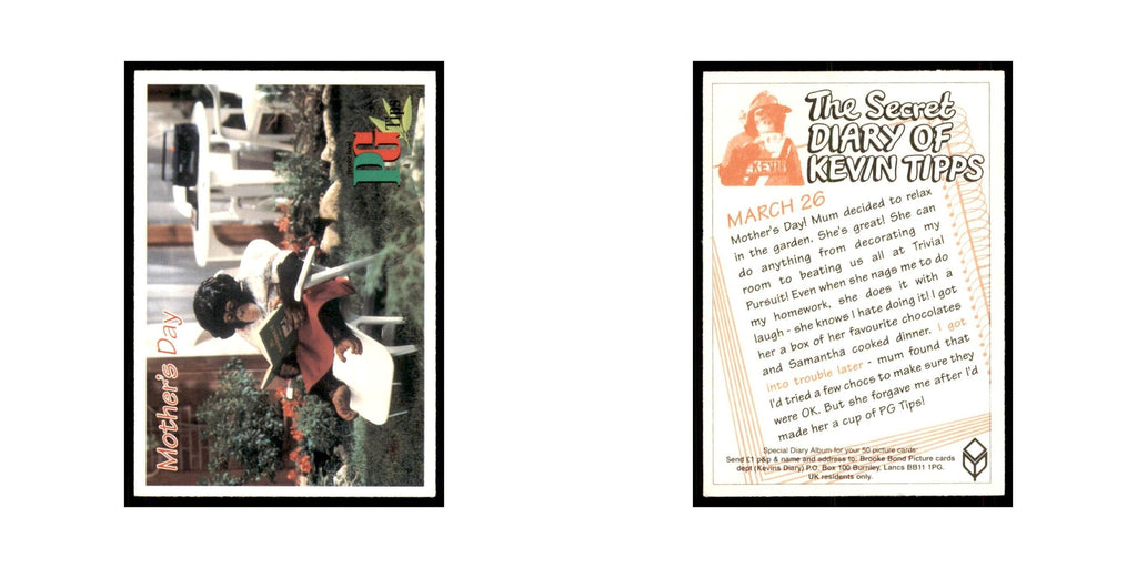 1995 PG Tips The Secret Diary of Kevin Tipps March 26 #nan