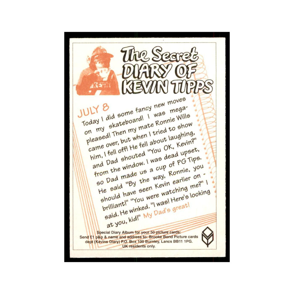 1995 PG Tips The Secret Diary of Kevin Tipps July 8 #nan