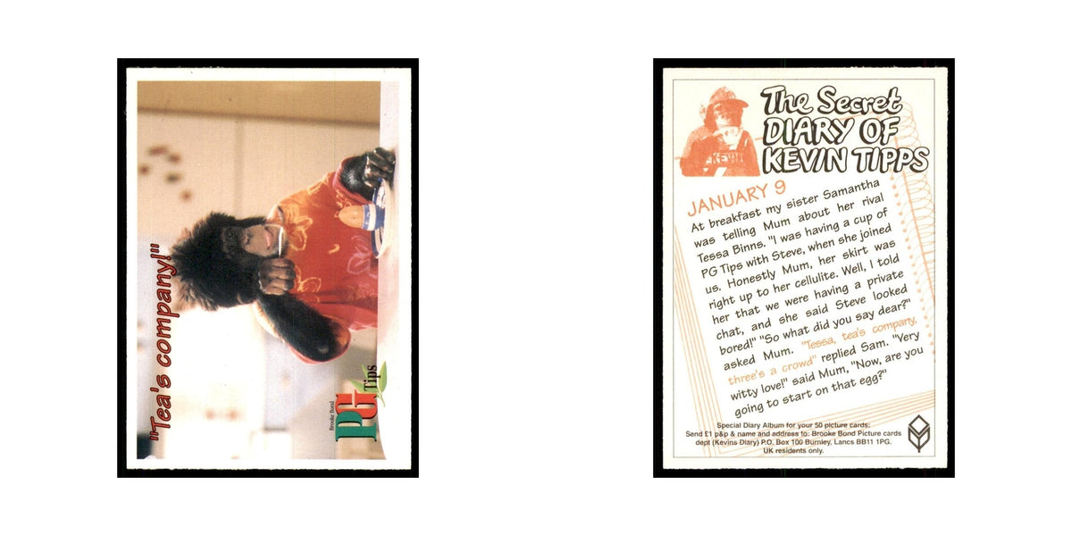 1995 PG Tips The Secret Diary of Kevin Tipps January 9 #nan
