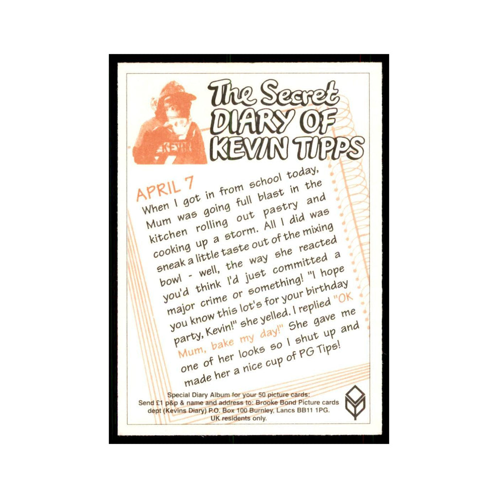 1995 PG Tips The Secret Diary of Kevin Tipps April 7 #nan