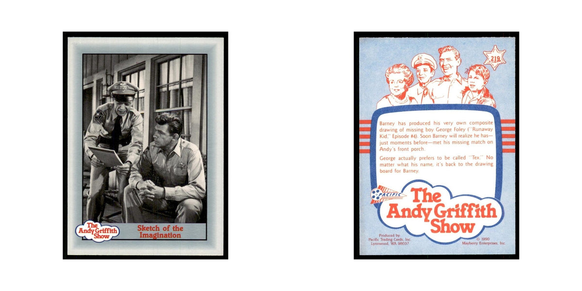 1990 Andy Griffith Show Trading Card Sketch of the Imagination #219
