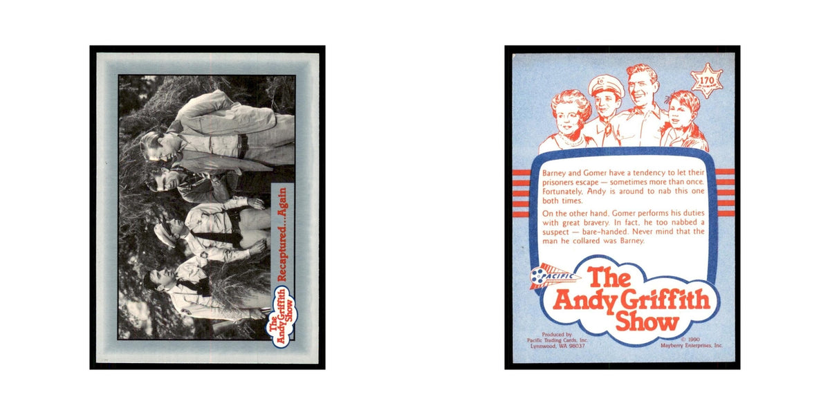 1990 Andy Griffith Show Trading Card Recaptured...Again #170