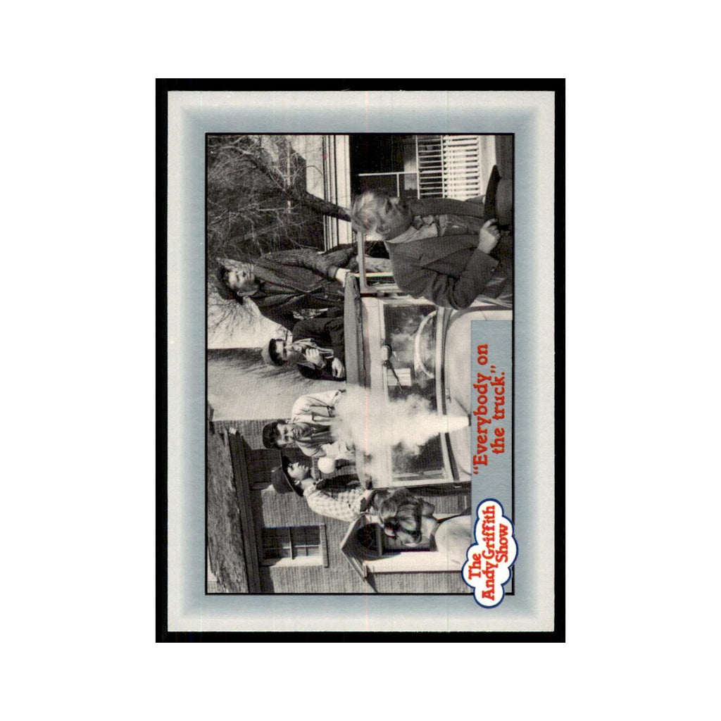 1990 Andy Griffith Show Trading Card Everybody on the Truck #159