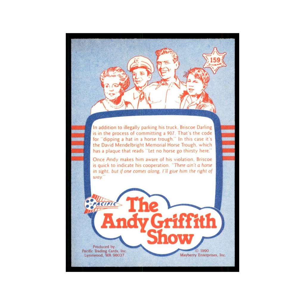 1990 Andy Griffith Show Trading Card Everybody on the Truck #159