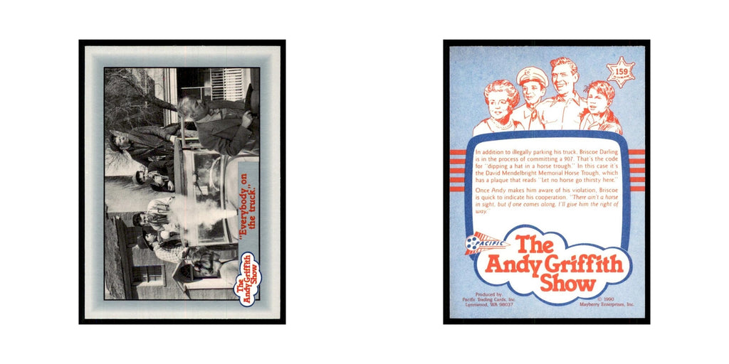 1990 Andy Griffith Show Trading Card Everybody on the Truck #159