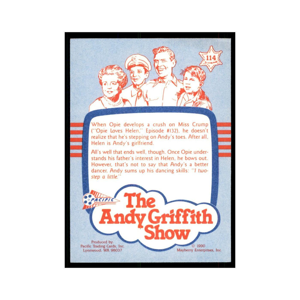 1990 Andy Griffith Show Trading Card Mayberry Waltz #114