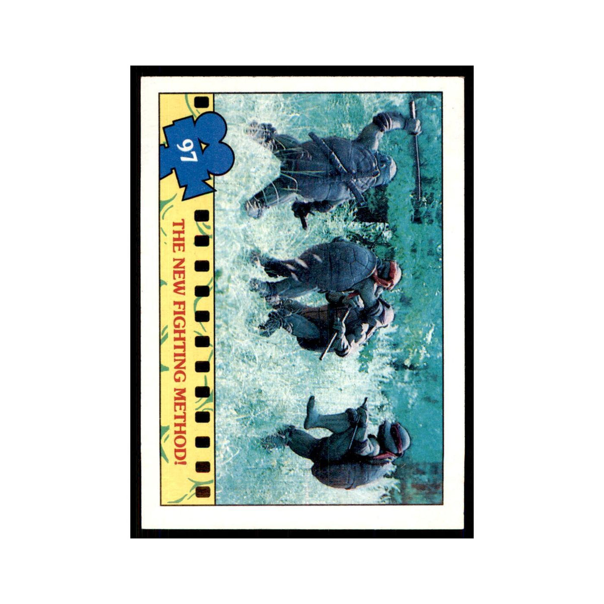 1990 Topps Teenage Mutant Ninja Turtles The New Fighting Method #97.0