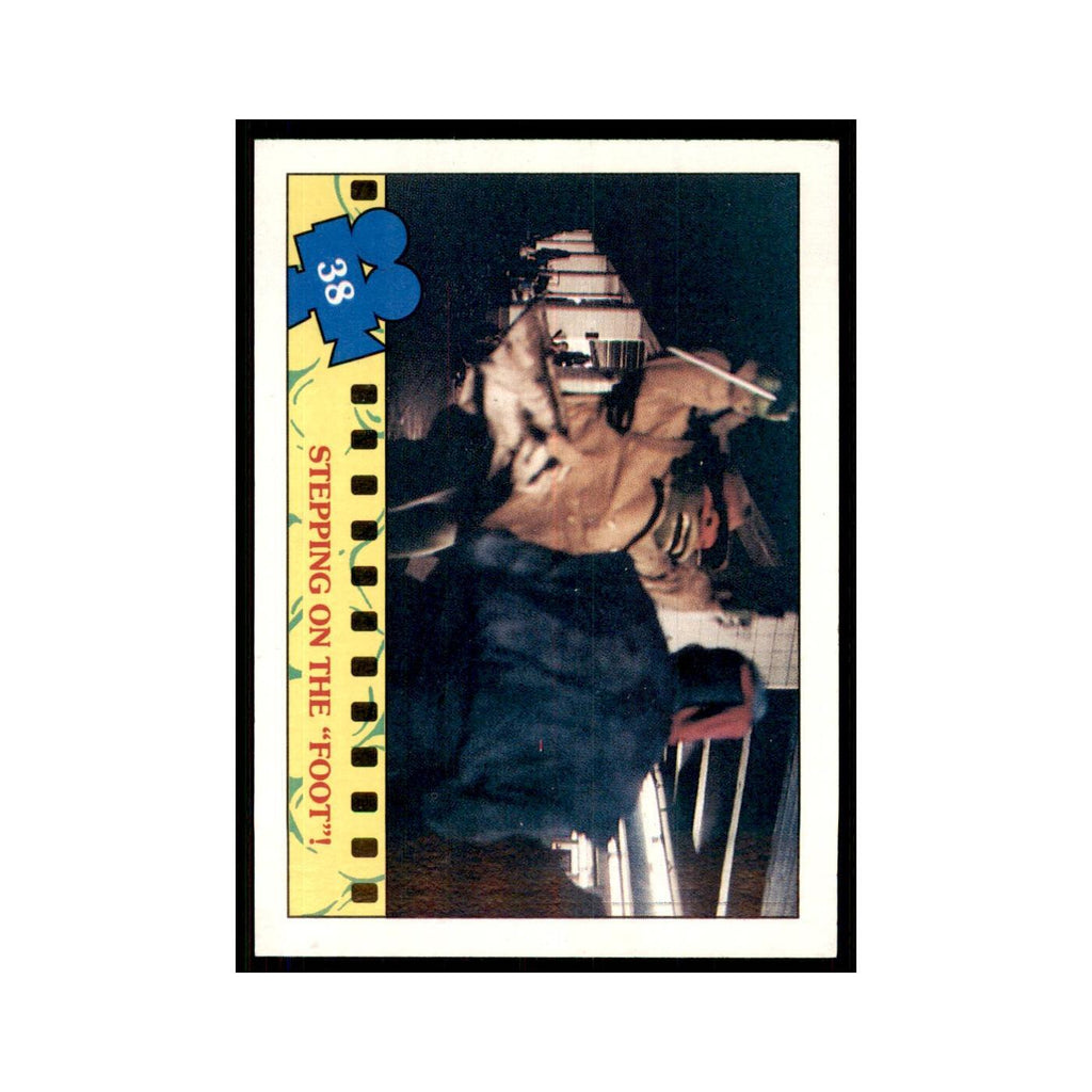 1990 Topps Teenage Mutant Ninja Turtles Stepping on the Foot #38.0