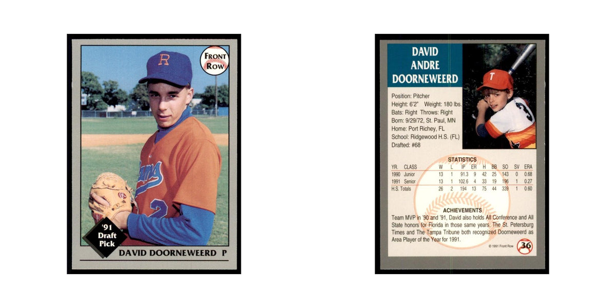 1991 Front Row Dave Doorneweerd Baseball Cards #36