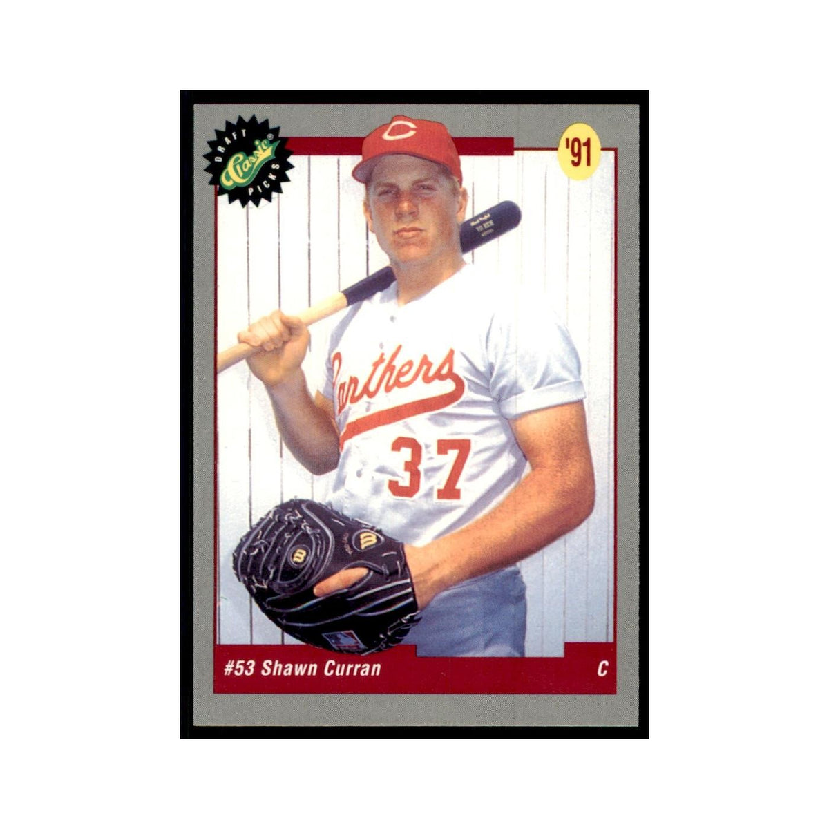 1991 Classic Draft Picks Shawn Curran Baseball Cards #48