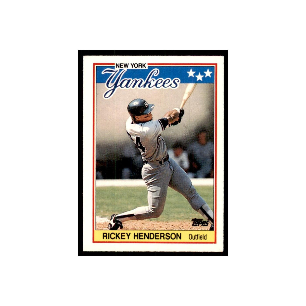 1988 Topps American Rickey Henderson Baseball Cards #31