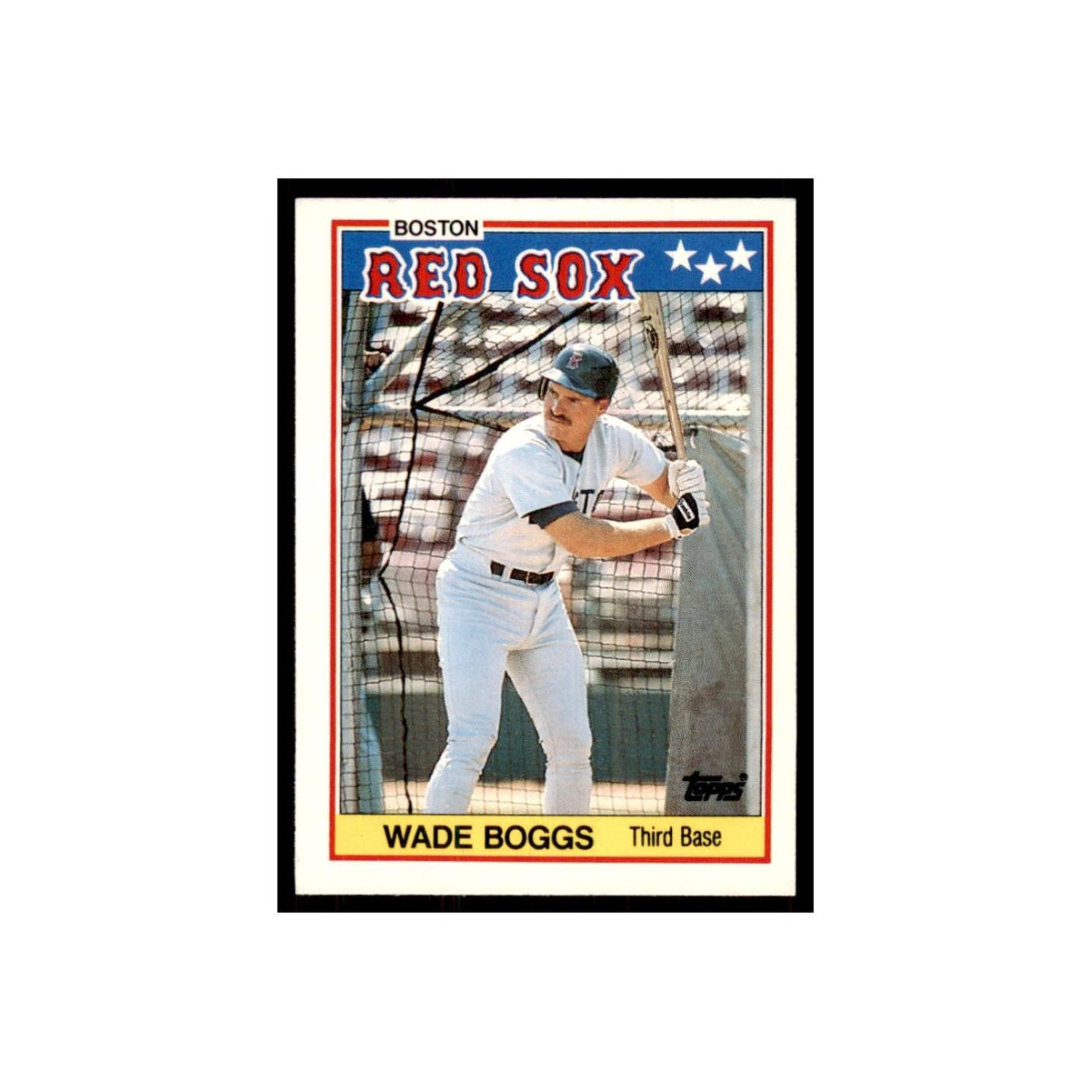 1988 Topps American Wade Boggs Baseball Cards #4