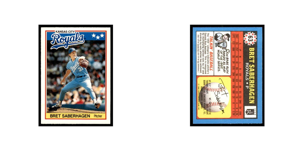 1988 Topps American Bret Saberhagen Baseball Cards #63